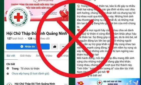 Cảnh báo lừa đảo kêu gọi quyên góp ủng hộ người dân vùng bão tại Quảng Ninh