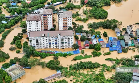 Toàn cảnh Thái Nguyên chìm trong biển nước